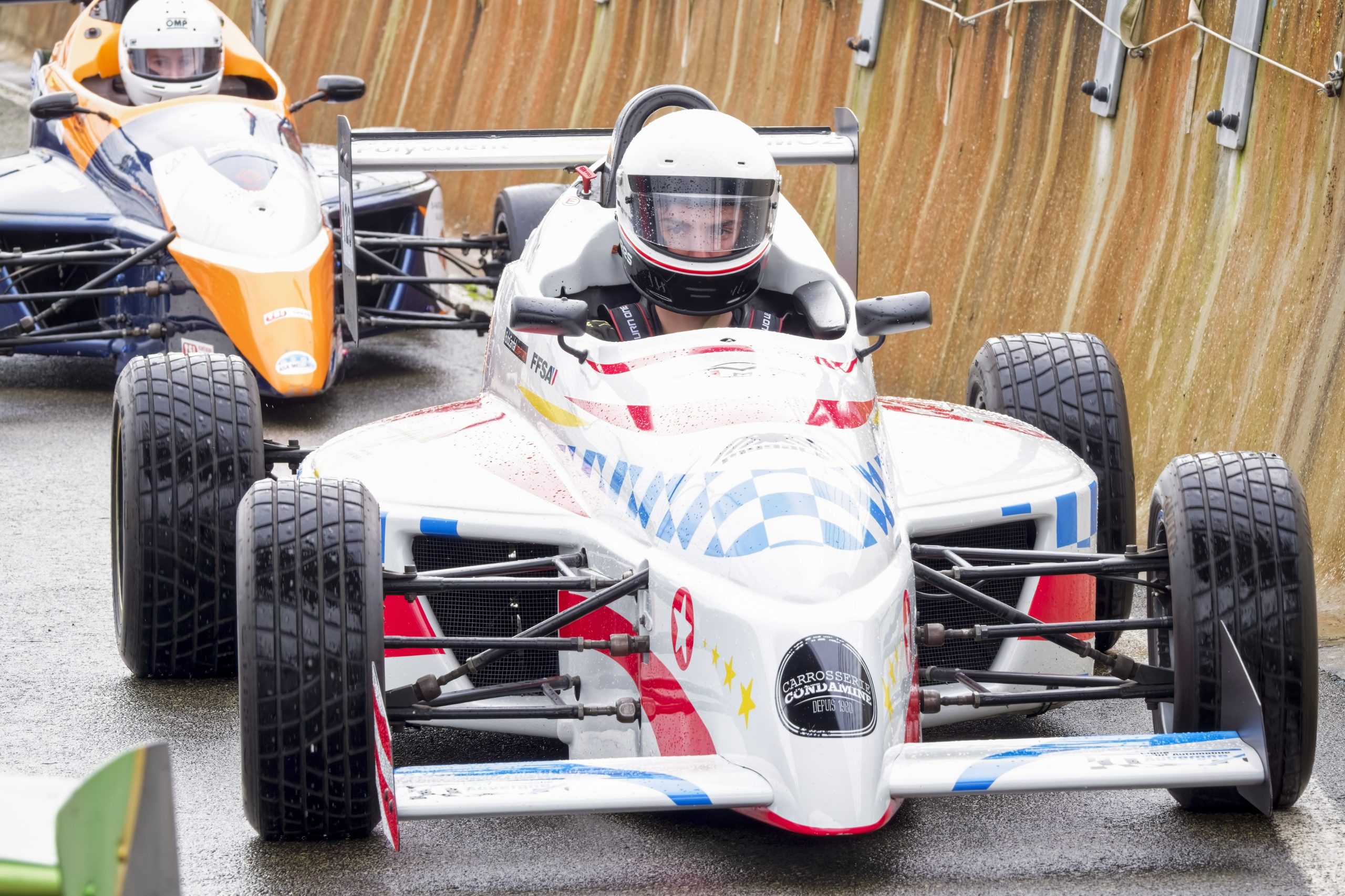 AUTOMOBILE SAISON 2025LE MANS/SARTHE/FRANCECIRCUIT DES 24 HEURES/PISTE MAISON BLANCHEMERCREDI 12 MARS 2025FFSA LES LYCEES DANS LA COURSETEAM LYCEE MONNET-MERMOZ (123/ SIMON ROUCHES & JOE DELPORT/MYGALE)